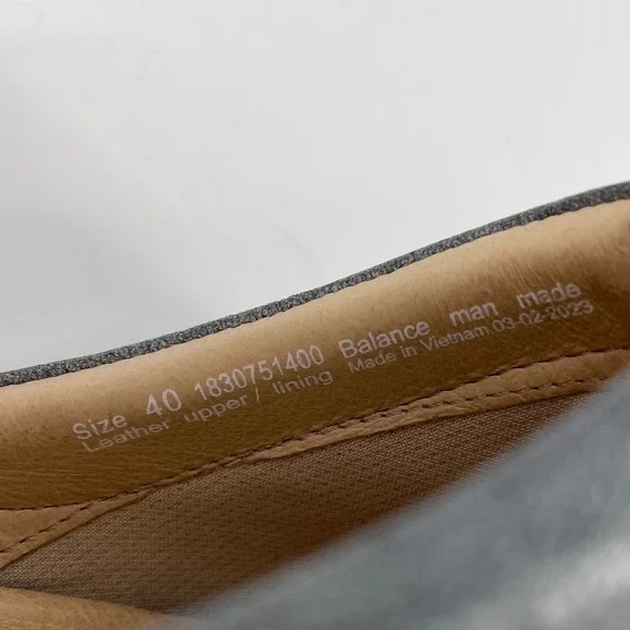 Dansko Navy and Beige Clogs - Picture 8 of 9